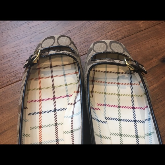 Coach Monogram Flats with buckle Detail - Picture 5 of 8